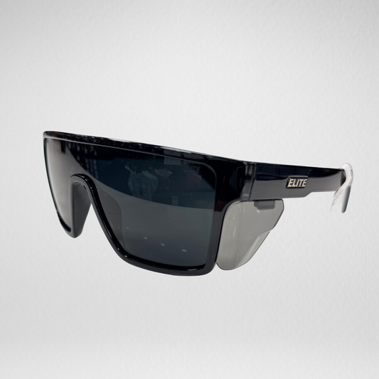 Elite Polarized Z87+ Sunglasses - Alpha Black