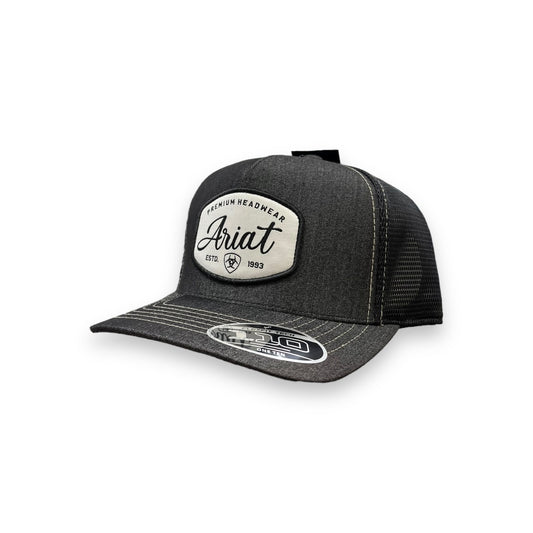 Ariat Premium Headwear Patch Hat - Charcoal