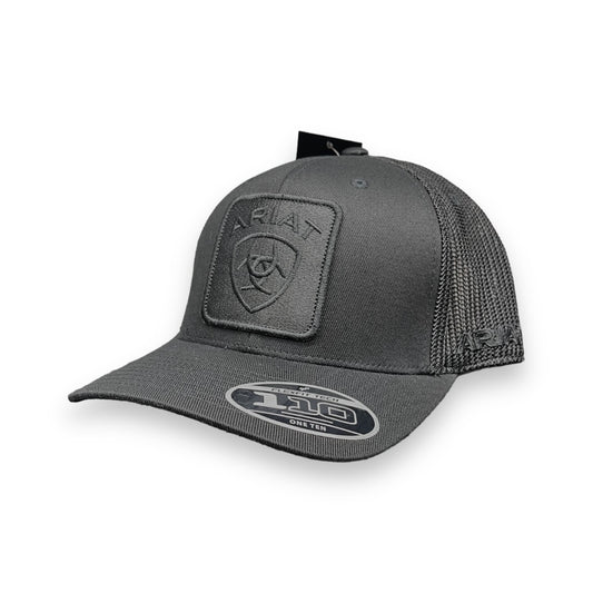 Ariat Black/Black Logo Patch Hat - Black