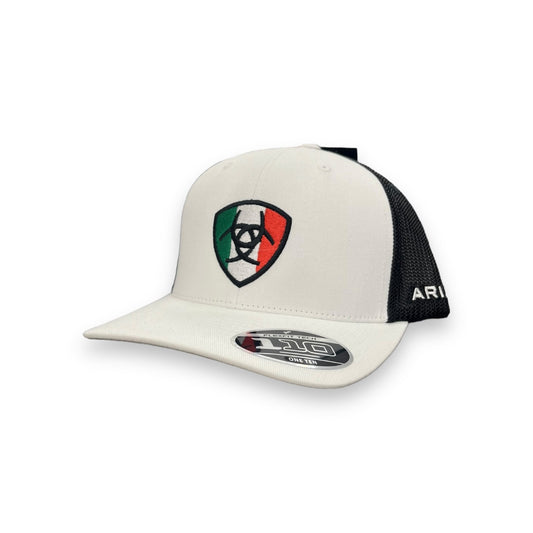 Ariat Mexico Shield Logo Hat - White