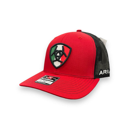 Ariat Mexico Shield Logo Hat - Red