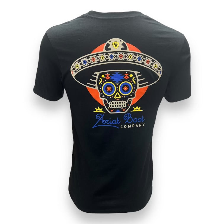 Ariat Sugar Skull Tee - Black