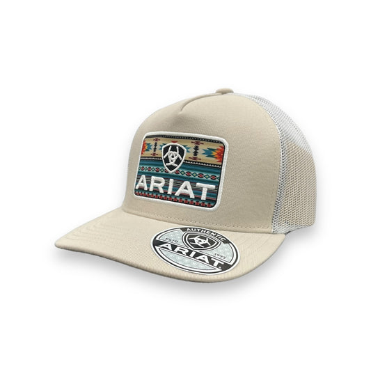 Ariat Southwest Patch Lettering Logo Hat - Beige