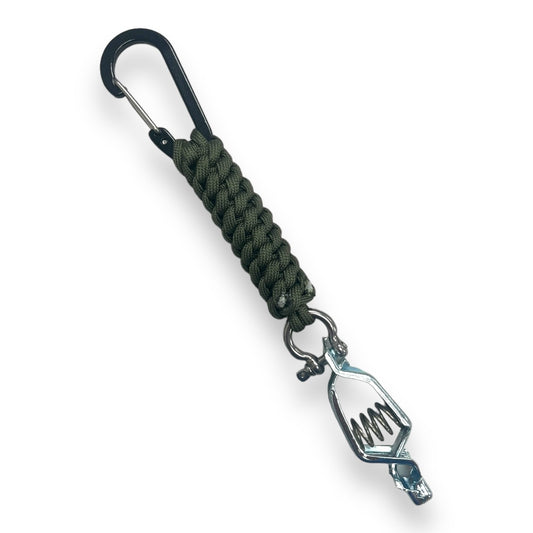 Paracord Glove Clip - Army Green