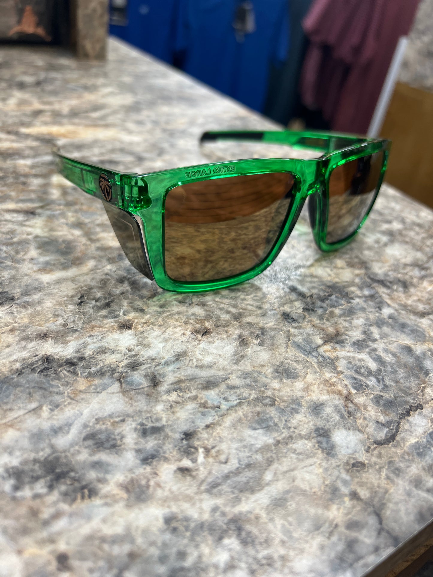 Heat Wave Performance XL Vise - CYCAD GREEN COPPER LENS Z87+