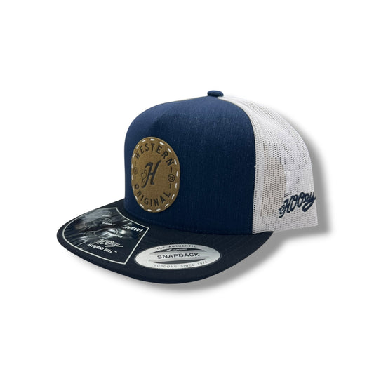Hooey Hat - Spur Hat Denim/White