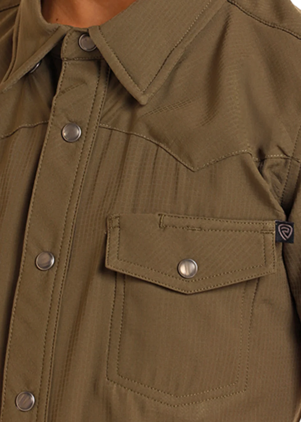 Rock&Roll Denim Youth Tek Ripstop Snap - Olive