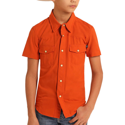 Rock & Roll Youth Solid Tek Snap - Burnt Orange