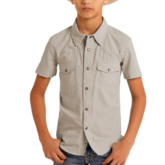 Rock & Roll Youth Solid Tek Snap - Grey