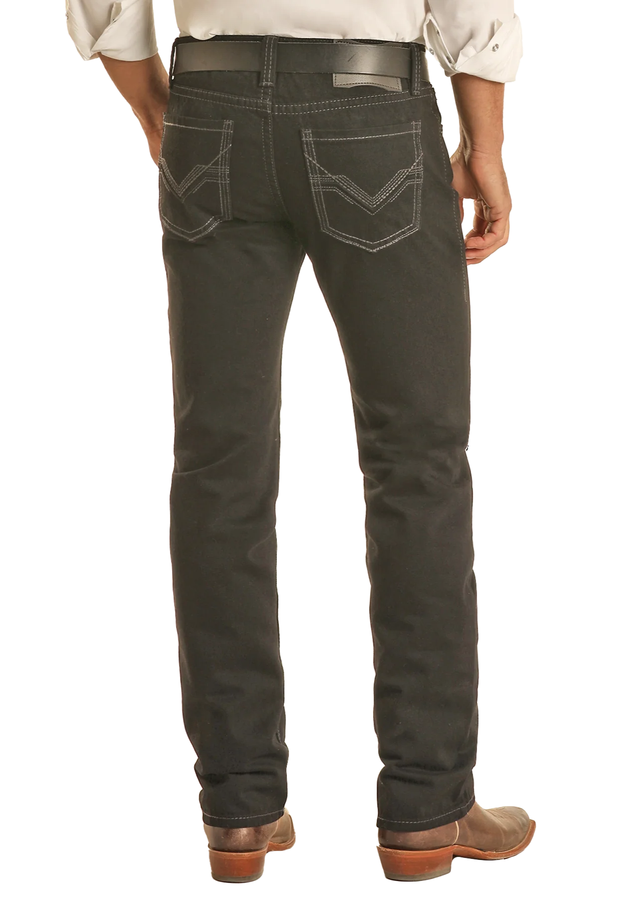 Rock&Roll Denim Slim Straight Jean - Black