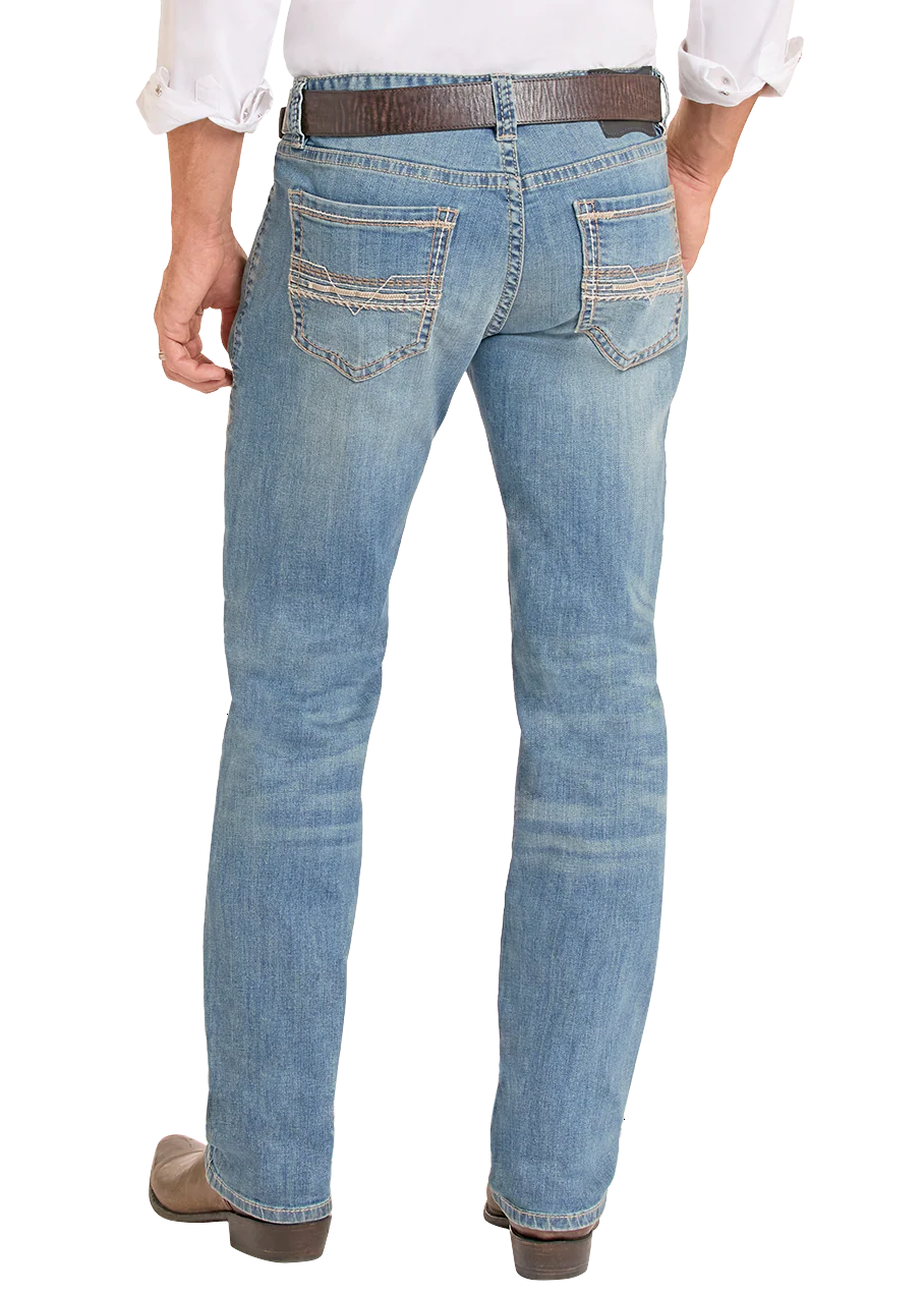 Rock&Roll Denim Rope Stitch Light vintage - Slim Fit Straight boot