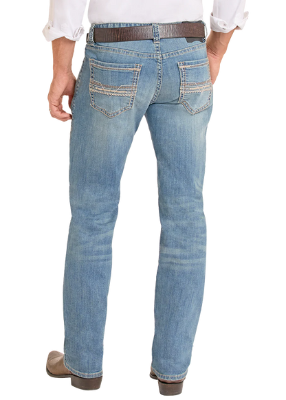 Rock&Roll Denim Rope Stitch Light vintage - Slim Fit Straight boot