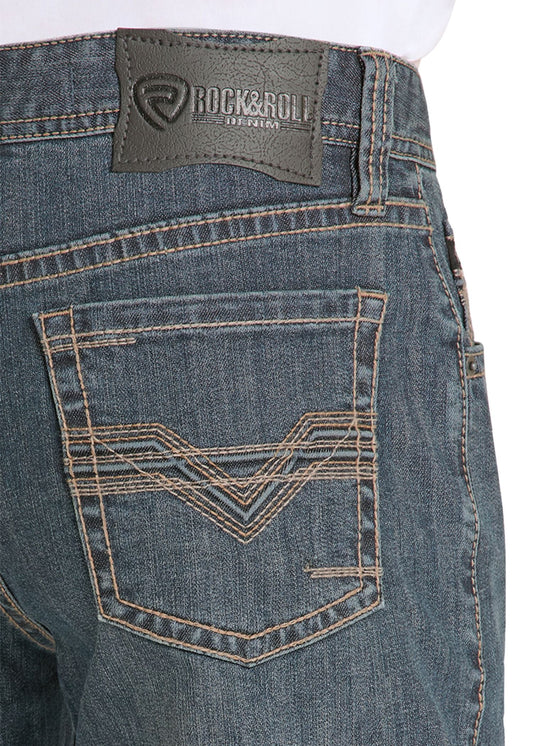 Rock&Roll Bravo Tapered Bootcut Jean - Dark Vintage