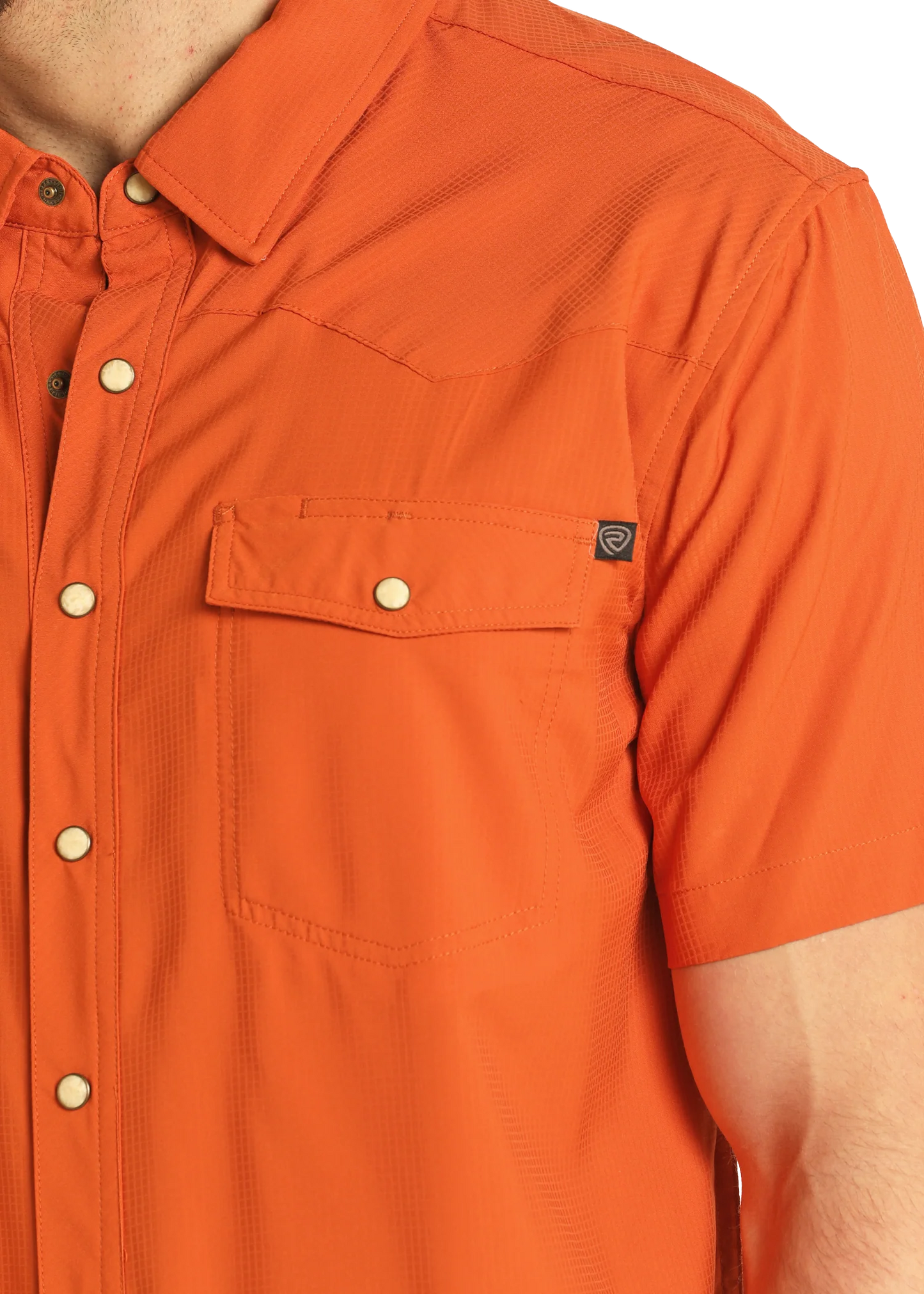 Rock&Roll Denim TEK Ripstop Snap - BURNT ORANGE