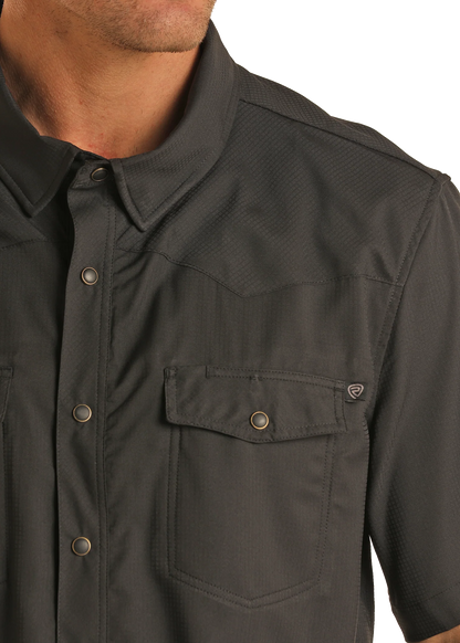 Rock&Roll Denim TEK Ripstop Snap - Black