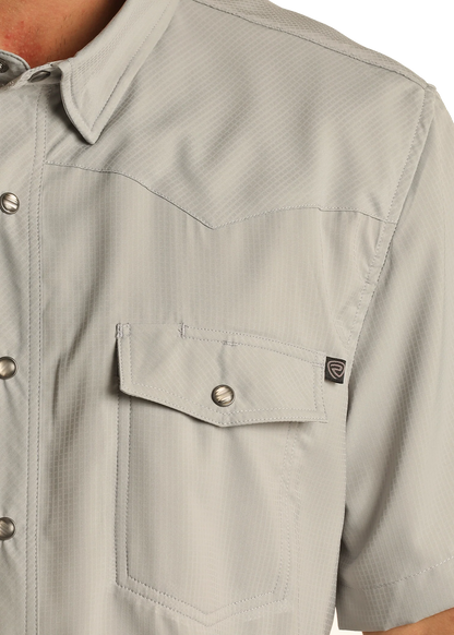Rock&Roll Denim TEK Ripstop Snap - Grey
