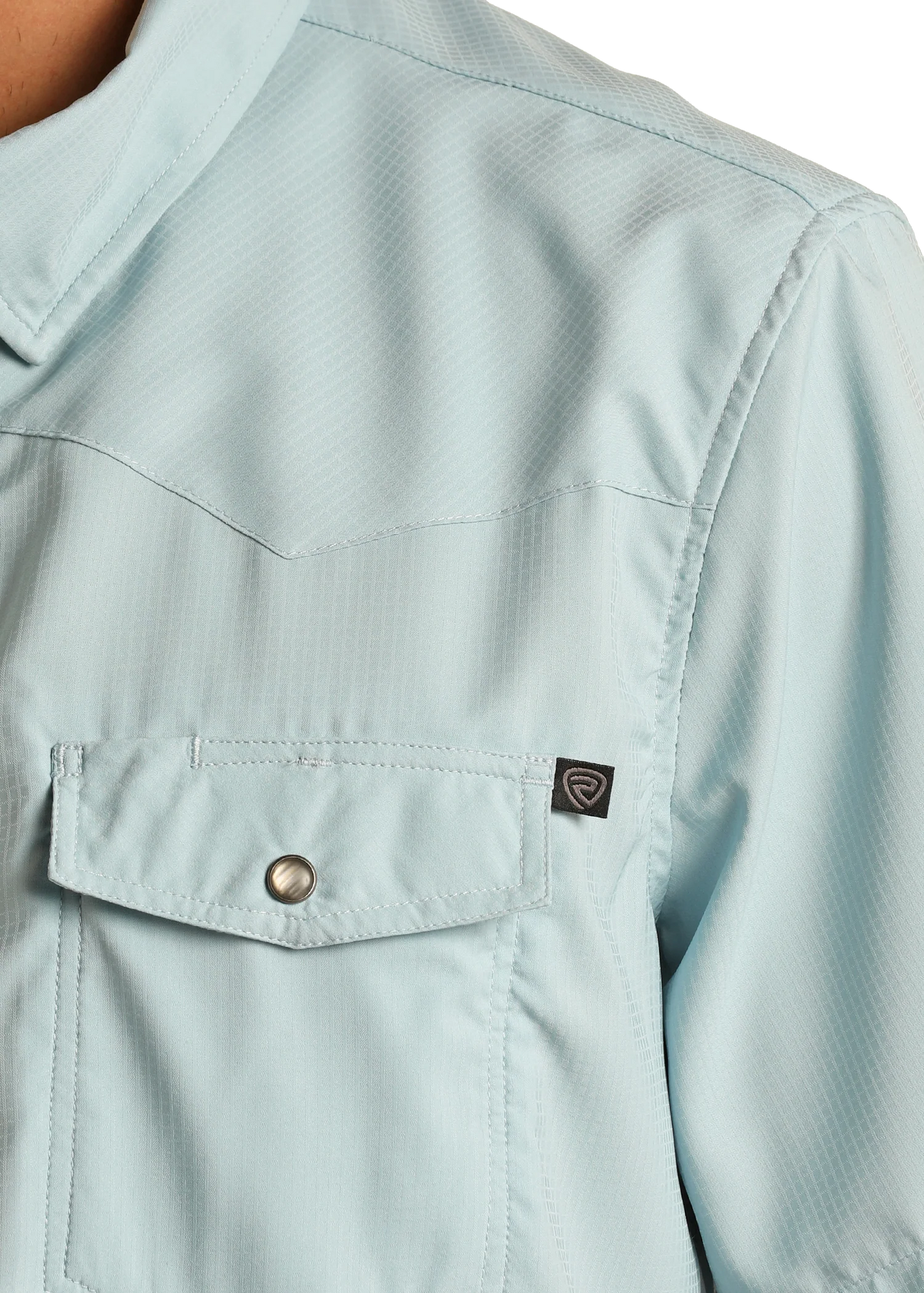 Rock&Roll Denim TEK Ripstop Snap - Aqua