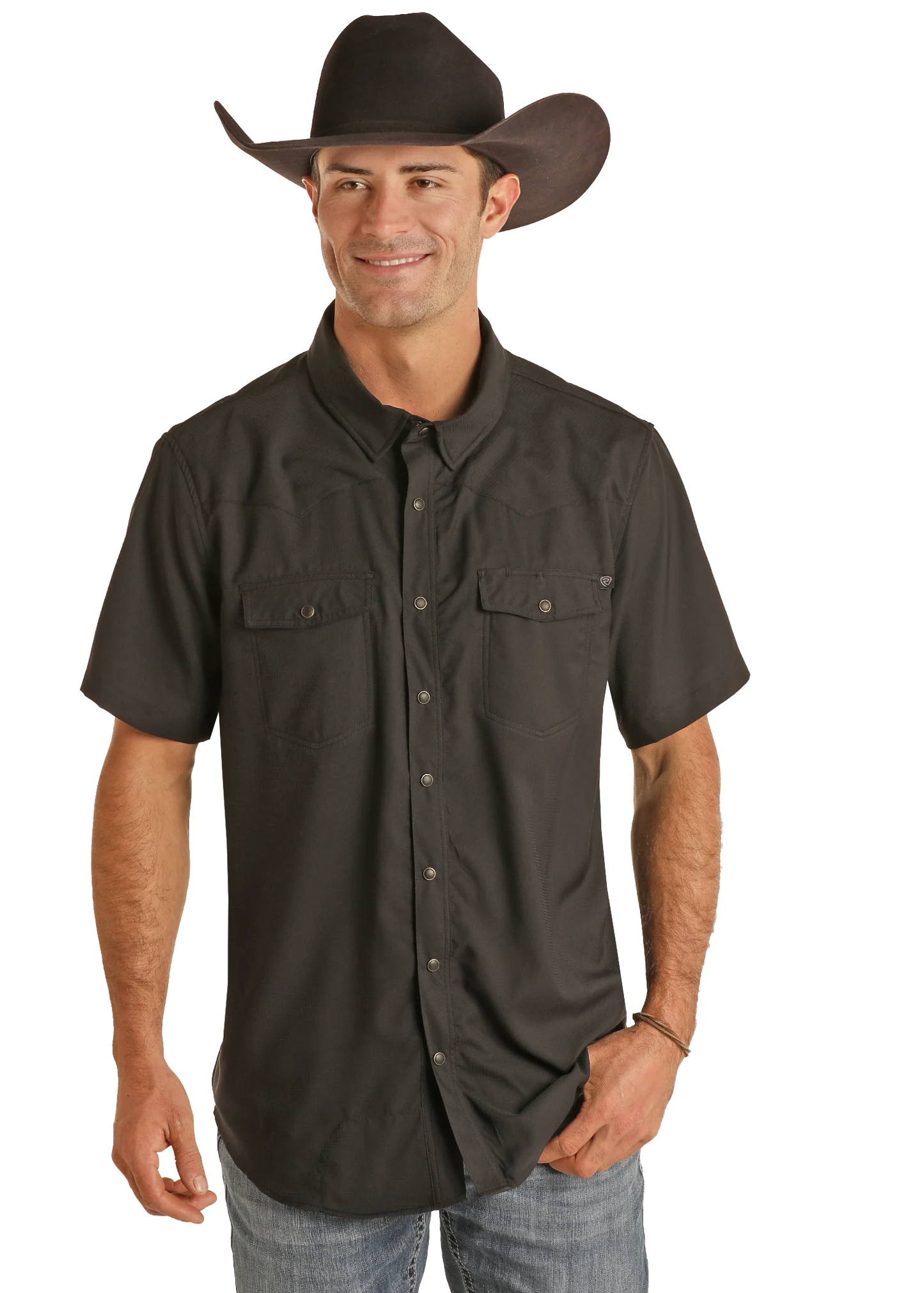 Rock&Roll Denim TEK Ripstop Snap - Black