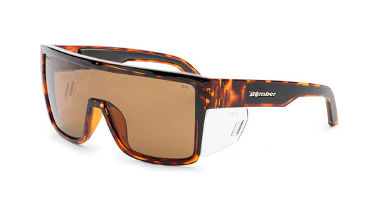 Bomber - Buzz Bomb Z87+ Polarized Tortoise Frame / Brown Lens Sunglasses