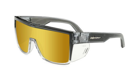Bomber - Buzz Z87+ Polarized Two Tone / Gold Mirror Sunglasses