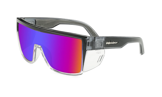 Bomber - Buzz Z87+ Polarized Two Tone / Sunset Pink Mirror Sunglasses