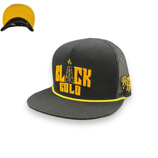 Rough Hand Hat - Black Gold