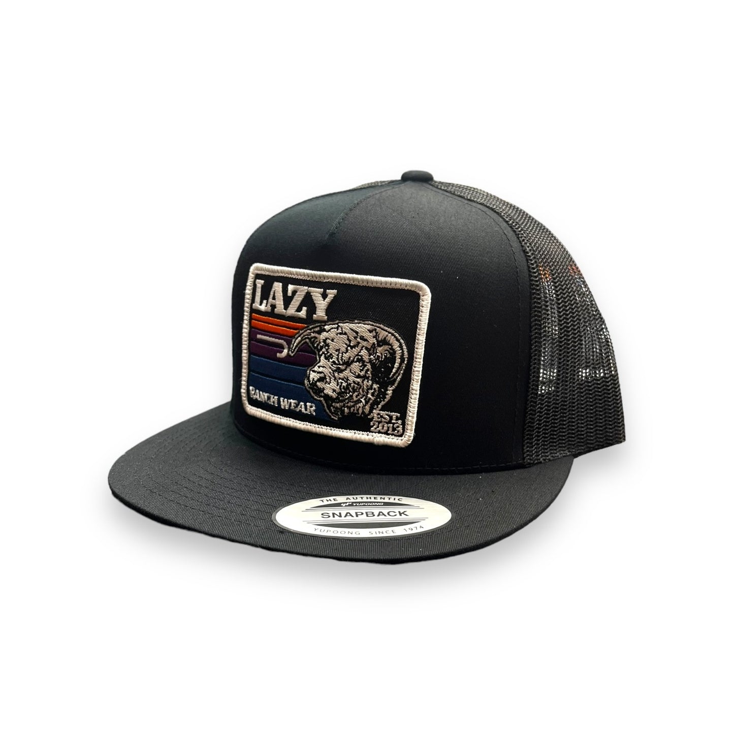 Lazy J Hat - Black/Black Sunset