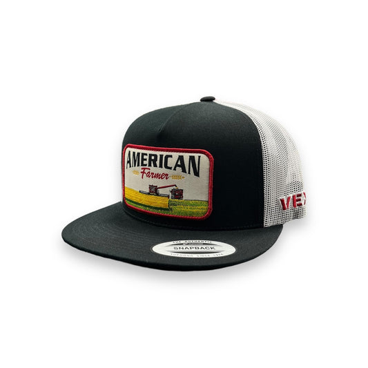 Vexil Hat - Black/White American Farmer