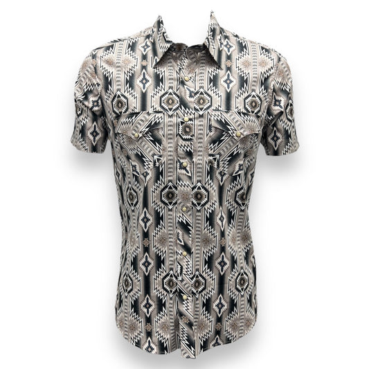 Rock&Roll Aztec Modern Shirt - Dark Brown