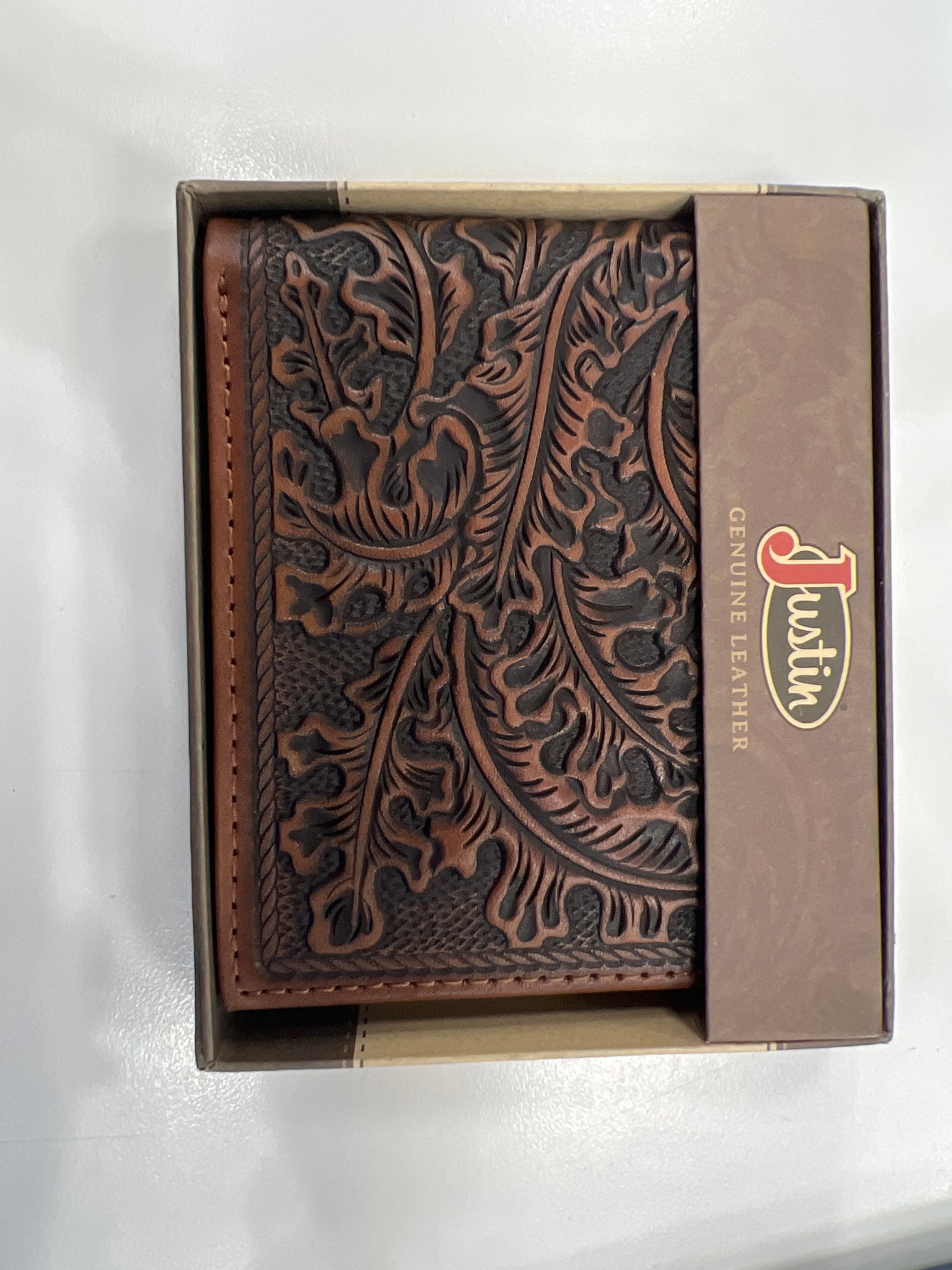 Men's JUSTIN BIFOLD Wallet  - tooled
