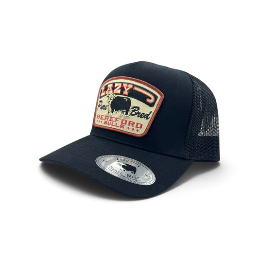 Lazy J Hat - Black Pure Bred High Profile