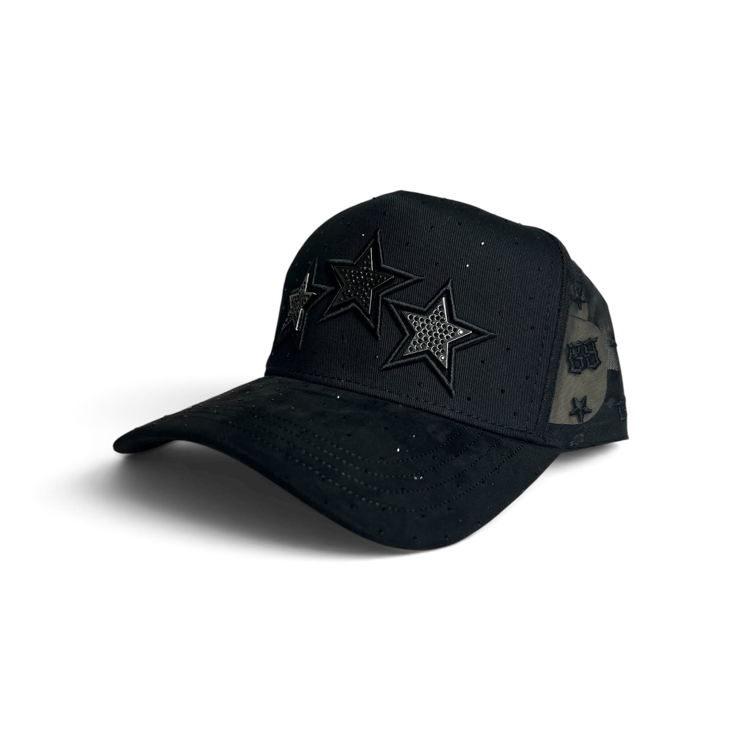 Bigg Boss Hat - BLACK THREE STARS