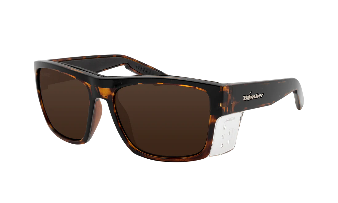 Bomber - Clutch Z87+ Polarized Tortoise Frame / Brown Lens Sunglasses