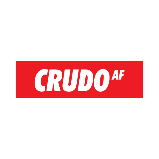 Crudo AF Sticker