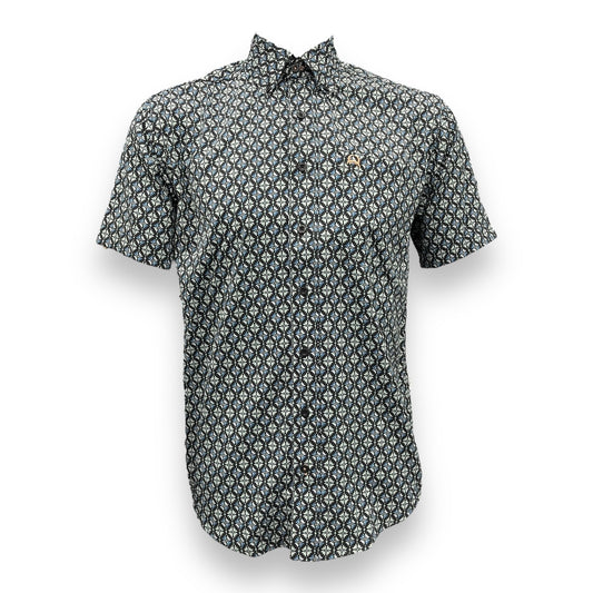 Cinch ArenaFlex Short Sleeve Shirt - Black Print