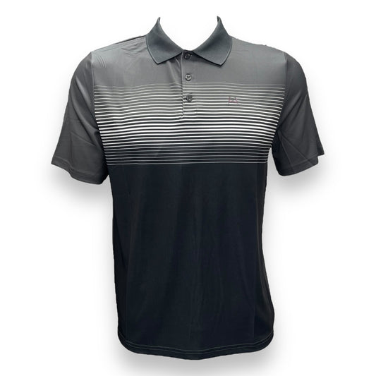 Cinch Short Sleeve Polo - Grey Stripe Polo