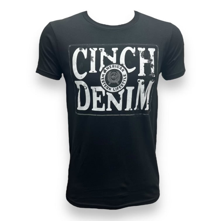 Cinch Denim Tee - Black