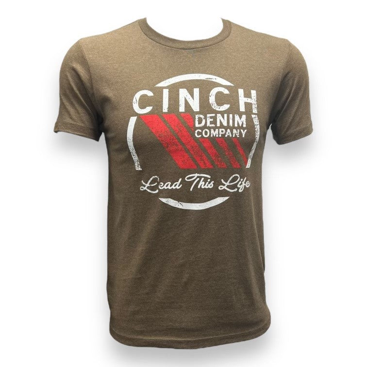 Cinch Lead This Life Tee - Brown