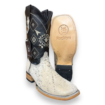 Rock'em Boots - Cowhide White