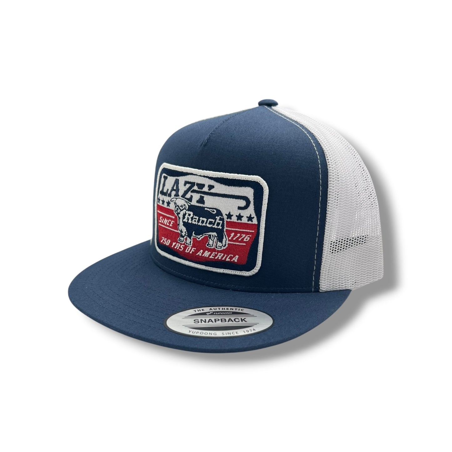Lazy J Hat - Navy & White Liberty Classic