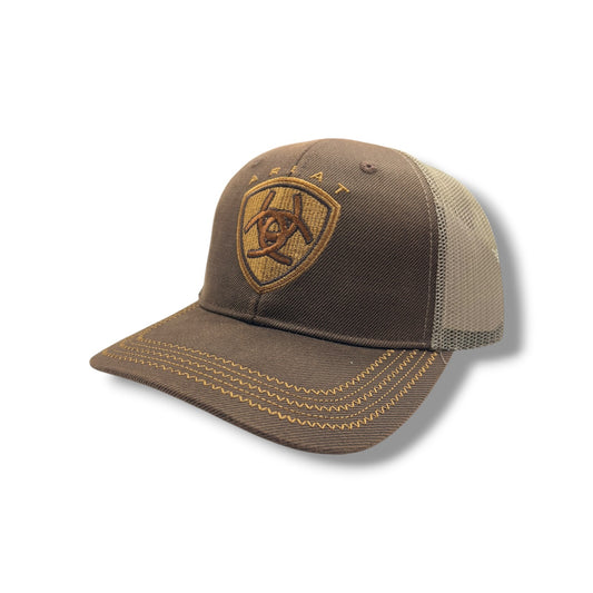 Ariat Center Shield Logo Hat - Brown