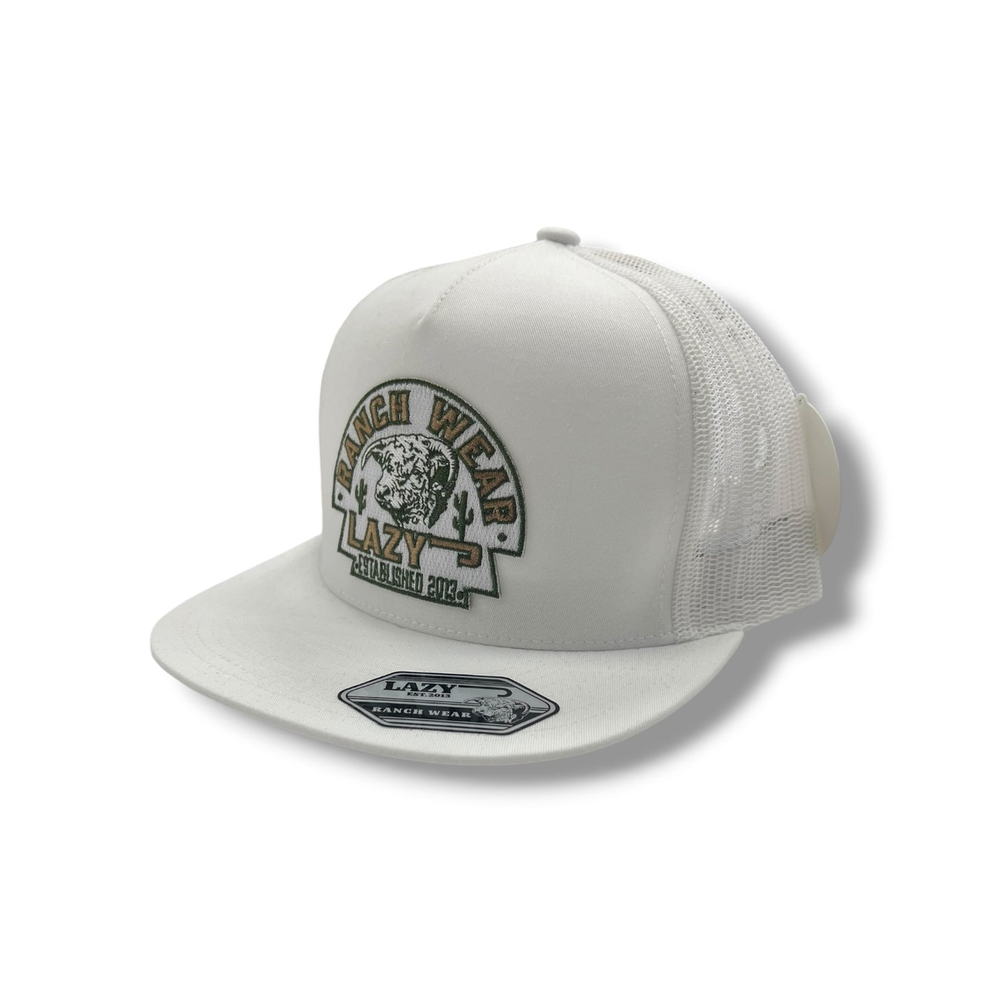 Lazy J Hat - Ranch White Olive Arrowhead