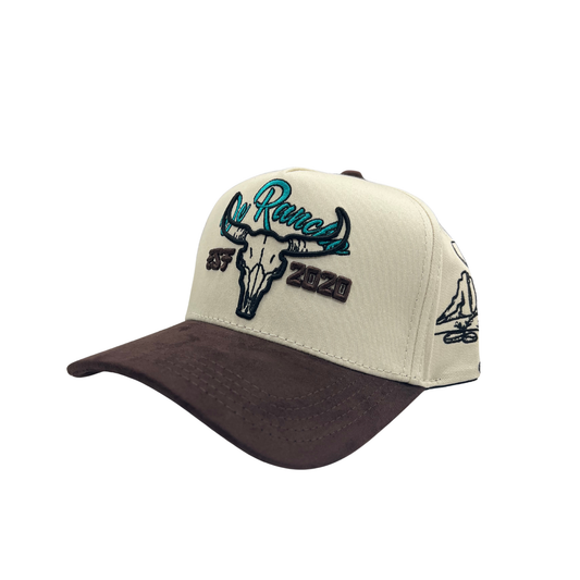 De Rancho Hat - Dessert Skull A Frame Cream/Brown