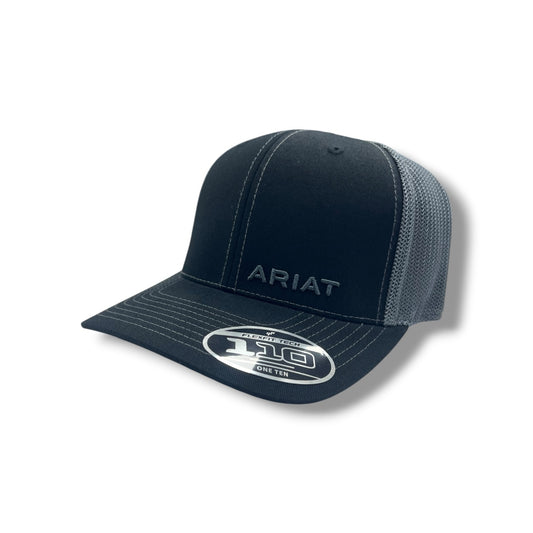 Ariat Offset Lettering Logo Hat - Black