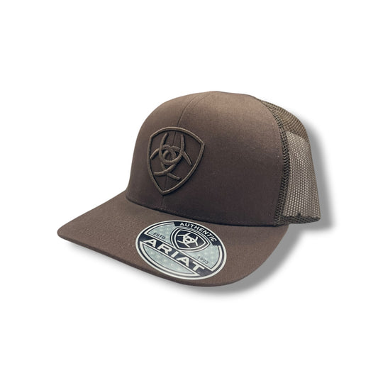 Ariat Shield Logo Hat - Chocolate Brown