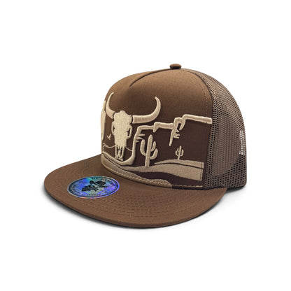 De Rancho Hat - Desert Skull Brown