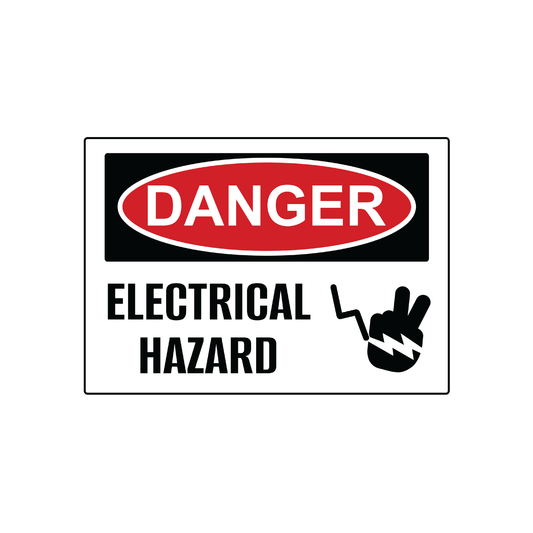 Electrical Hazard Sticker