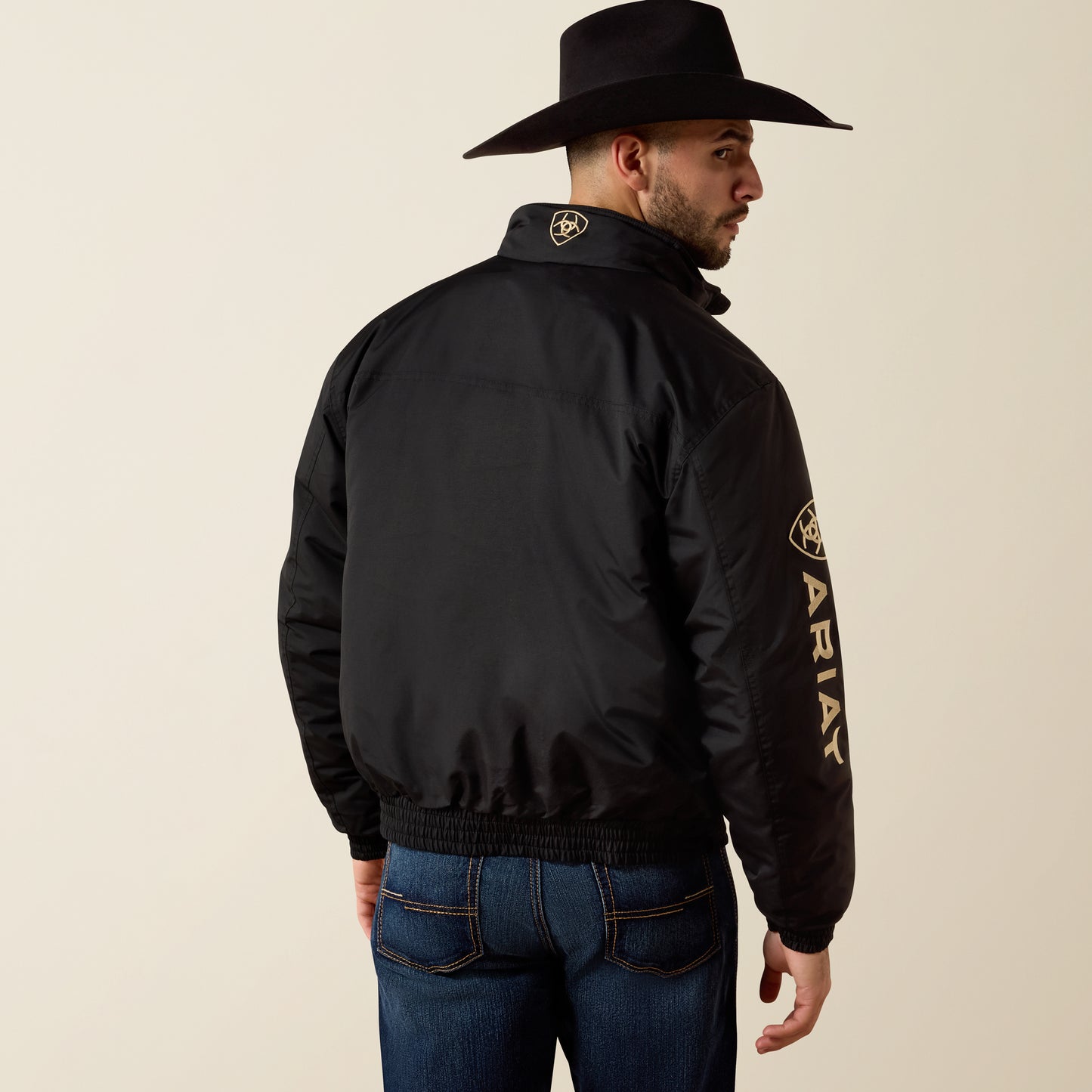 Men's Ariat Team Logo Insulated Jacket - Black