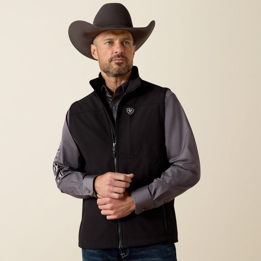 Men's Ariat Logo 2.0 Softshell Vest - Black