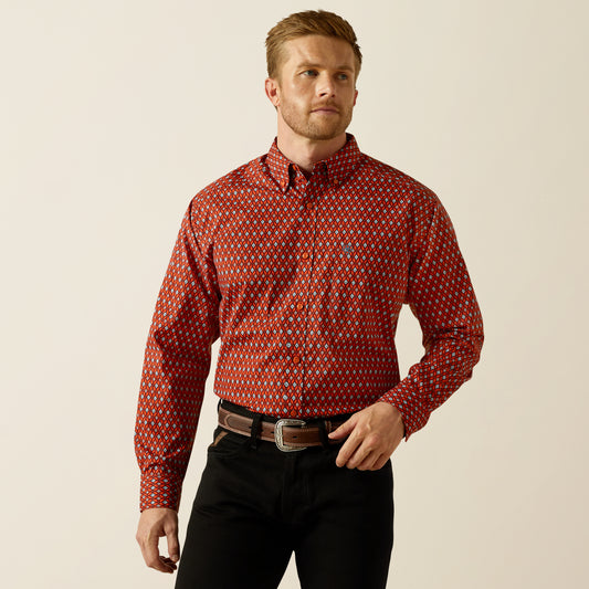 Ariat Thadd L/S Shirt - Red
